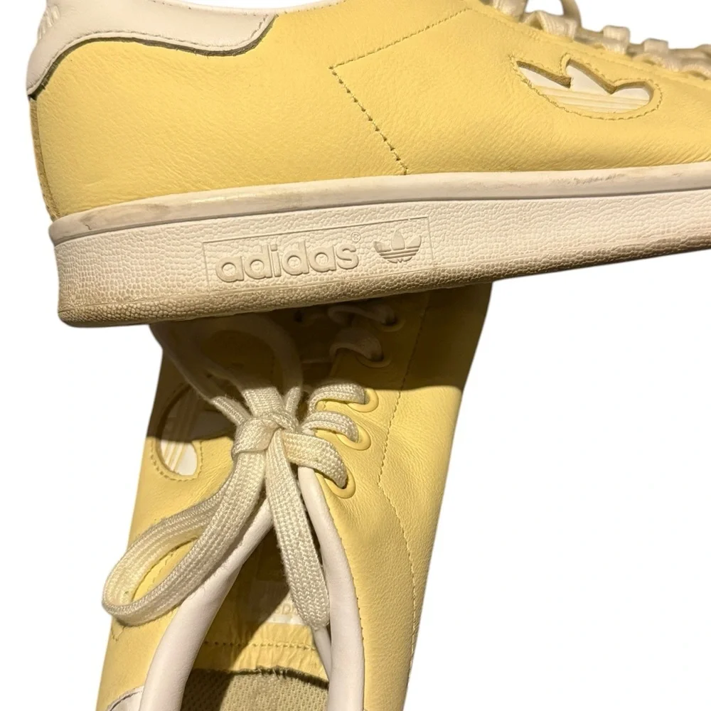 Adidas‎ Stan Smith Originals Men's Shoes Cloud White Easy Yellow sneaker sz 8
